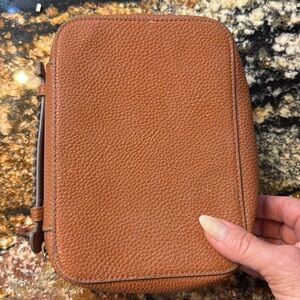 Trish McEvoy Tan Cosmetic Bag